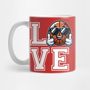 LOVE Basketball Thumbs Up Mug